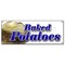 Signmission Baked Potatoes Banner Heavy Duty 13 Oz Vinyl with Grommets B-Baked Potatoes - alternate 1